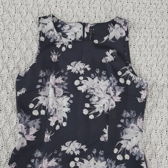 Lori M Collection Floral Shift Dress- Large - Picture 7 of 13
